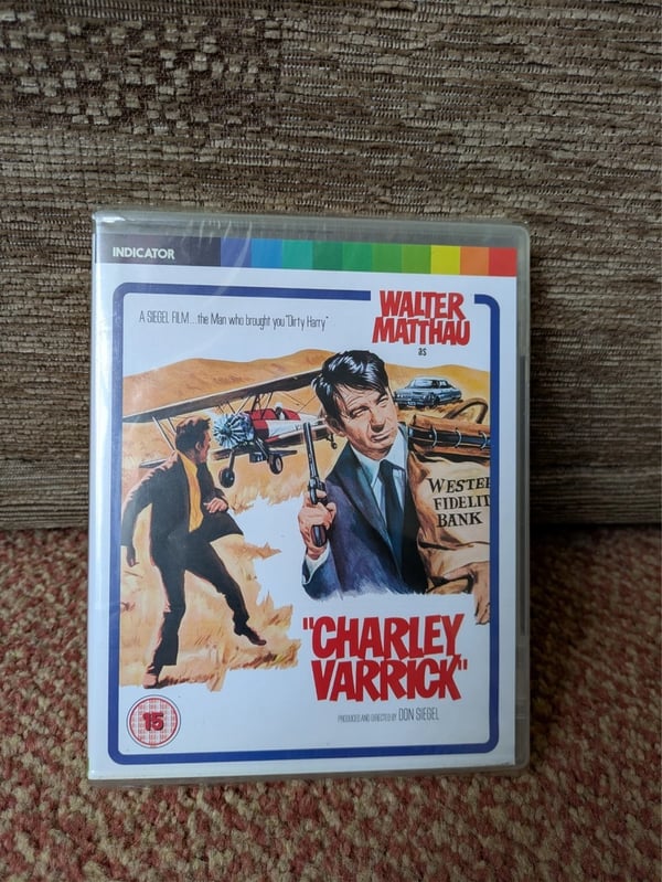 Charley Varrick Bluray Powerhouse Indicator Limited Edition Brand New