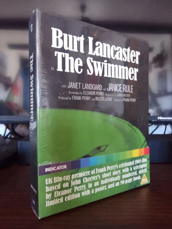 The Swimmer Blu Ray Indicator Brand New
