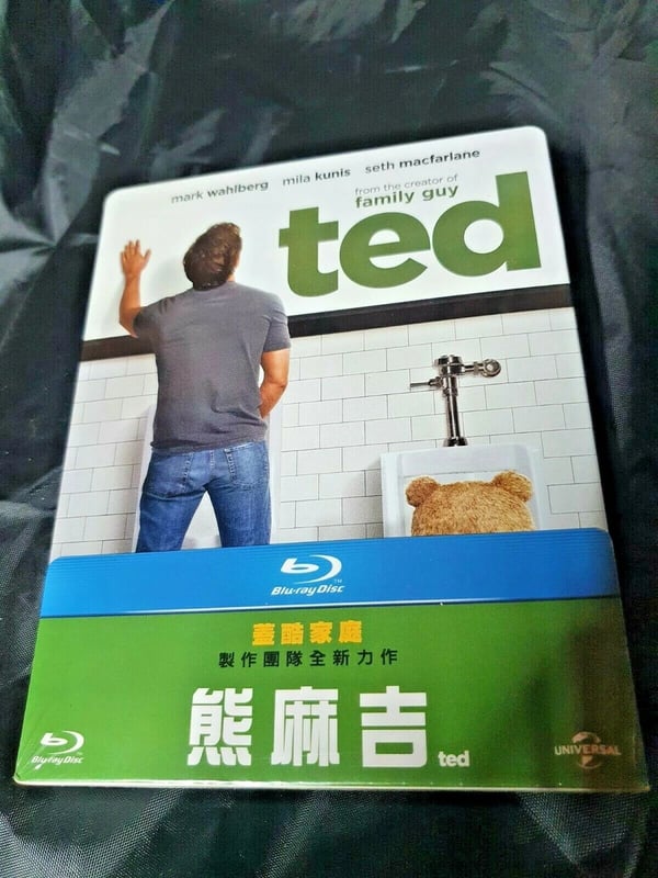 TED BluRay Taiwan/Asia SoldOut Steelbook+Notebook+Quarter Slipcase Brand New TED BluRay Taiwan/Asia SoldOut Steelbook+Notebook+Quarter Slipcase Brand New