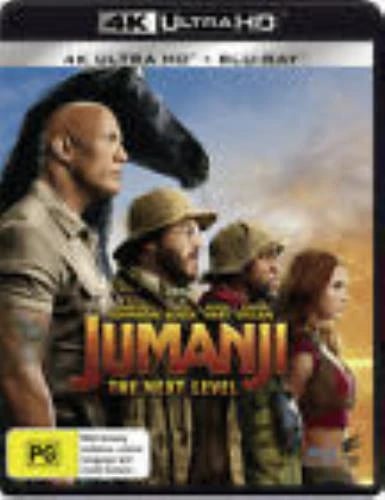 JUMANJI: THE NEXT LEVEL (4K UHD/BLURAY) 4K UHD (Blu Ray) Region free Brand New