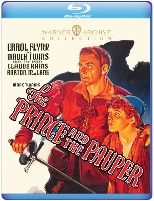 The Prince And The Pauper (Bluray) Errol Flynn Claude Rains William Keighley Brand New