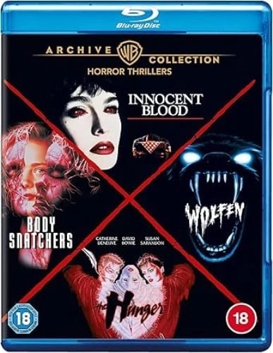 Wolfen/The Hunger/Innocent Blood/Body Snatchers Region B Blu Ray Brand New