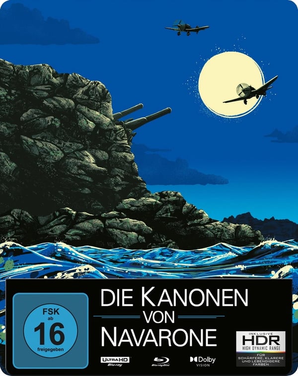Die Kanonen von Navarone (Remastered) (4K Ultra HD) (+ Bluray) (4K UHD Bluray) Brand New
