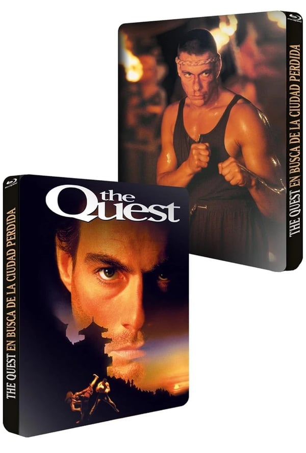 THE QUEST 1996 / LTD EDITION STEELBOOK / Van Damme Region A B C Bluray Brand New