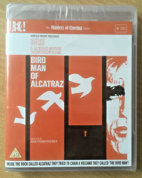 Birdman of Alcatraz Dual (Blu Ray & DVD) Eureka Masters of Cinema Brand New