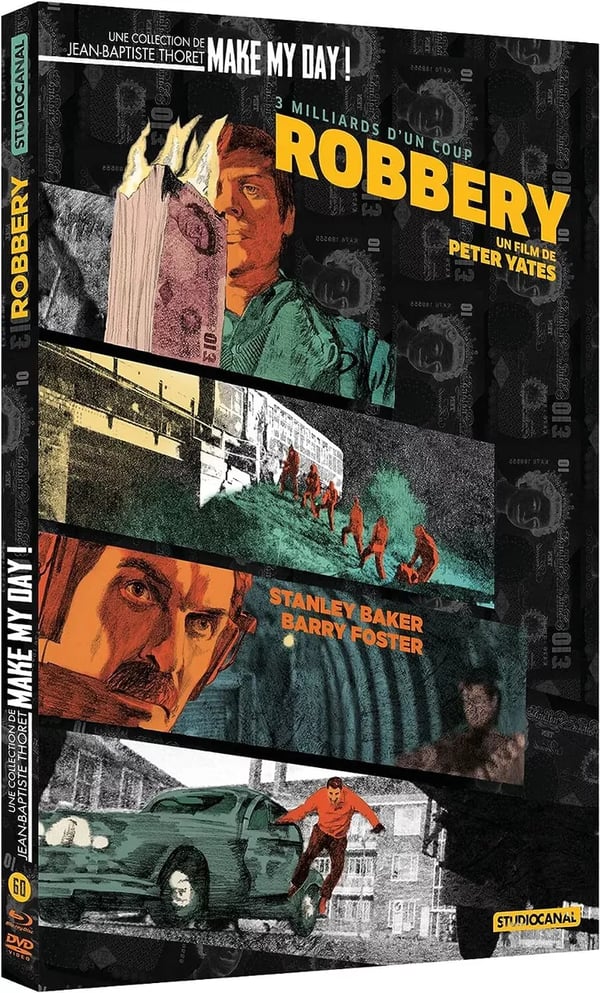 ROBBERY 1967 / UNCUT / Stanley Baker / 2 Disc Region B Bluray Brand New