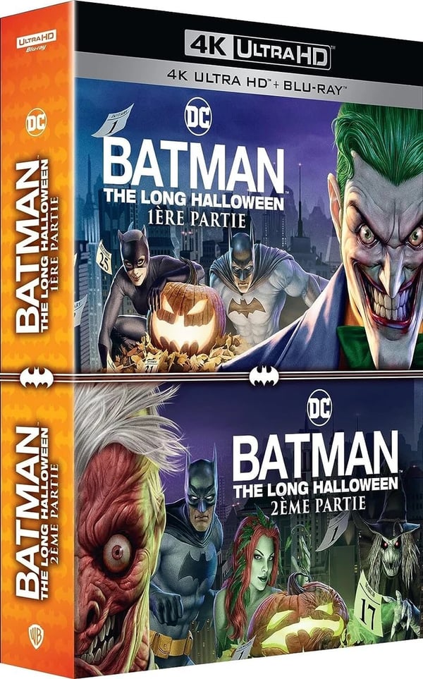 BATMAN: LONG HALLOWEEN 1 & 2 / (4K UHD) & Region B Bluray Brand New