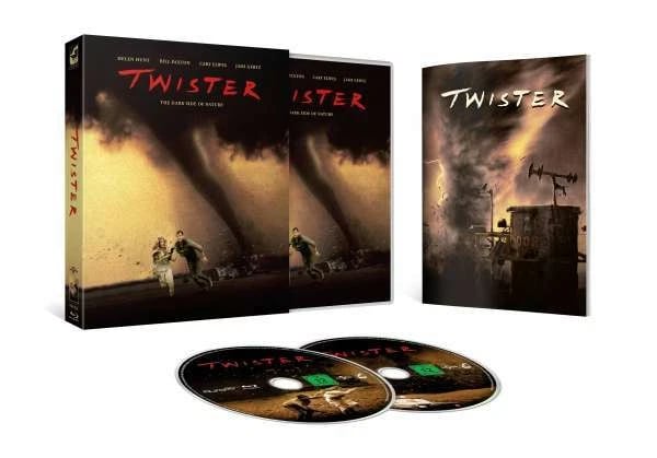 TWISTER 1996 / 2 Disc Uncut / Dolby Atmos + Auro 3D) Region B Blu Ray Brand New