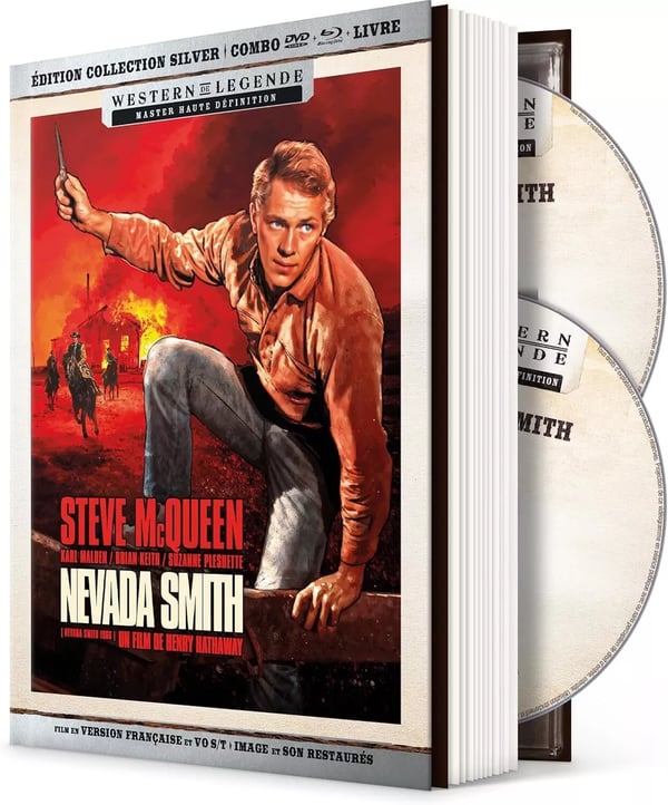 NEVADA SMITH 1966 / 2 Disc Special / Steve McQueen, Karl Malden Blu Ray Brand New