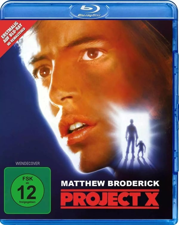 PROJECT X 1987 / Matthew Broderick, Helen Hunt Region B Bluray Brand New