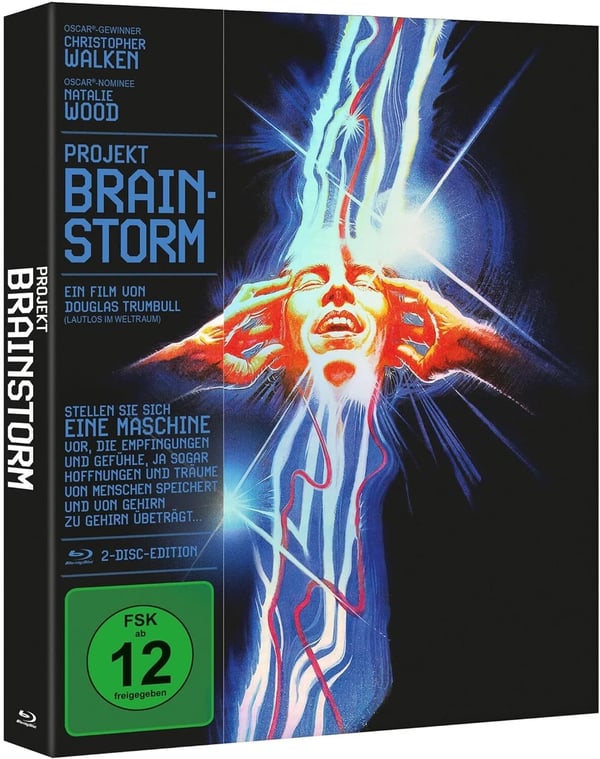 BRAINSTORM 1983 / 2 Disc LTD Mediabook / Christopher Walken RB Bluray Brand New