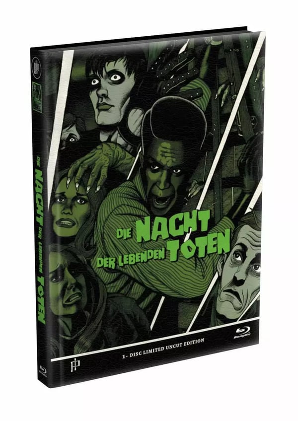 NIGHT OF THE LIVING DEAD 1968 / Ltd Mediabook / George Romero RB Blu Ray Brand New