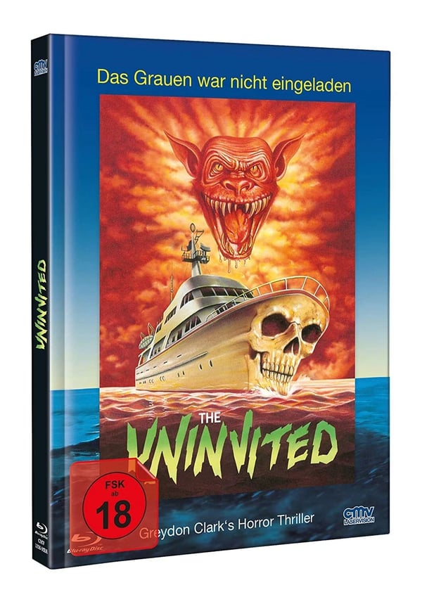UNINVITED 1987 / 2 Disc Ltd Mediabook George Kennedy, Alex Cord RB Bluray Brand New