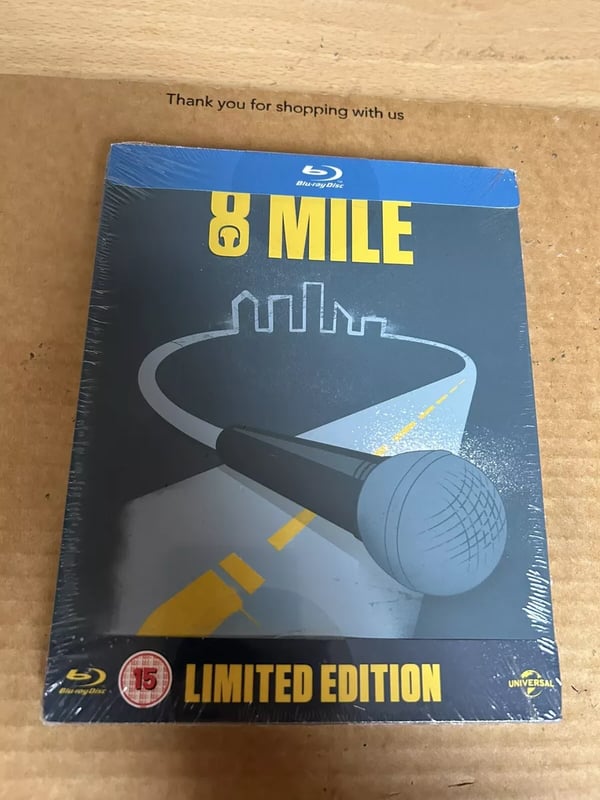 8 Mile (2002) Limited Ed Reg Free Bluray SteelBook Eminem Brand New