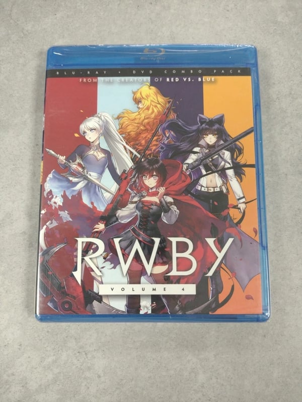Rwby Volume 4 Bluray Very Rare Blu Ray And Dvd Combo Pack Vol Four Brand New