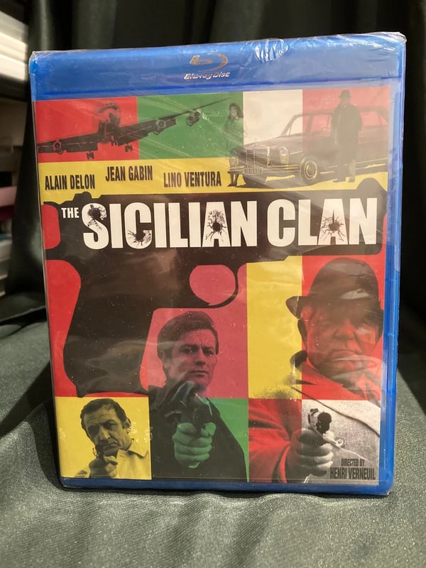 The Sicilian Clan (Le Clan Des Siciliens) (1969) Kino Lorber 2 Disc Bluray Set Brand New