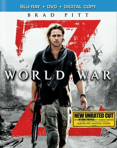 World War Z Bluray US Import Bluray DVD Region 1 Brand New