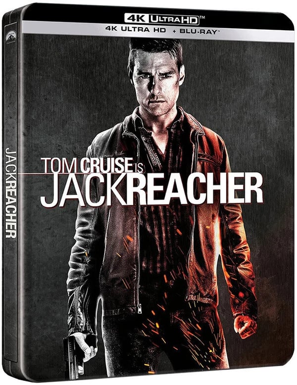 JACK REACHER 4K UHD STEELBOOK BLU RAY TOM CRUISE Brand New