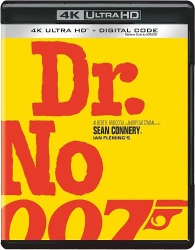 DR NO 4K UHD (Blu Ray) Region free Brand New