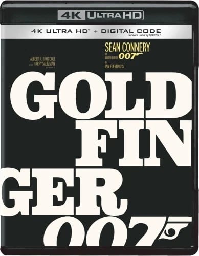 GOLDFINGER 4K UHD (Blu Ray) Region free Brand New GOLDFINGER 4K UHD (Blu Ray) Region free Brand New