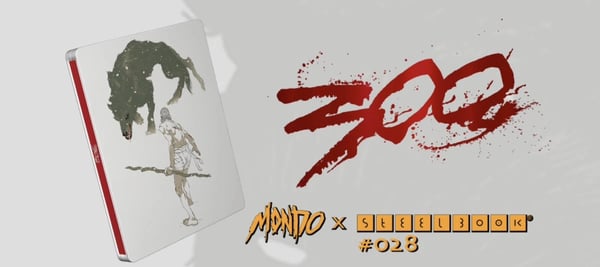 300 : A Zack Snyder Film (Limited Edition Mondo X #28 Blu Ray Steelbook) Brand New