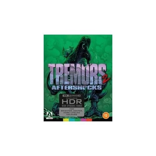 Tremors 2 Aftershocks Limited Edition 4K UHD Blu Ray Region free Brand New