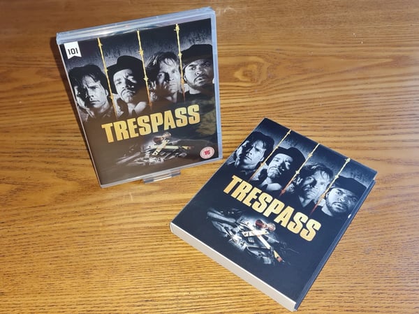 TRESPASS Bluray rare OOP Ltd Ed. 101 Films 'Black Label 005' region free abc Brand New