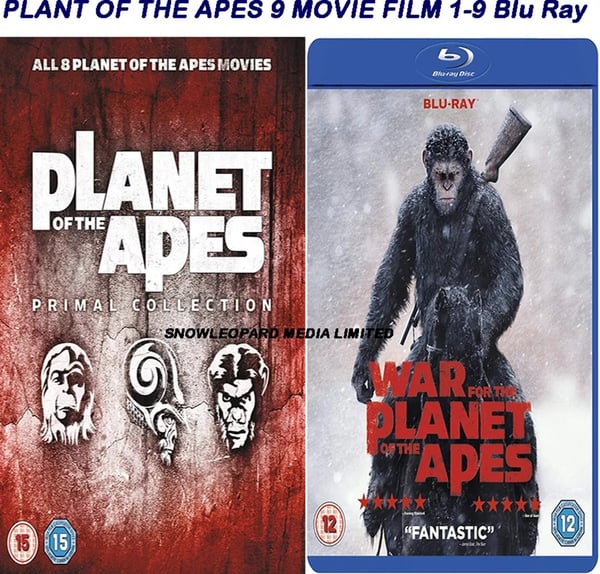 PLANT OF THE APES 9 MOVIE FILM 19 Blu Ray Collection R2 Brand New