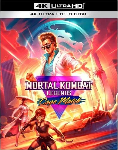 MORTAL KOMBAT LEGENDS: CAGE MATCH 4K UHD (Blu Ray) Region free Brand New