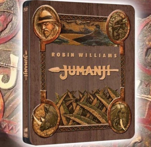 Jumanji (Limited Edition Blu Ray Steelbook) Robin Williams Brand New
