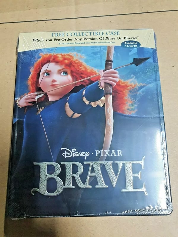 Disney BRAVE BluRay Futureshop Exclusive EMPTY Steelbook Viva Metal Box OOP Brand New
