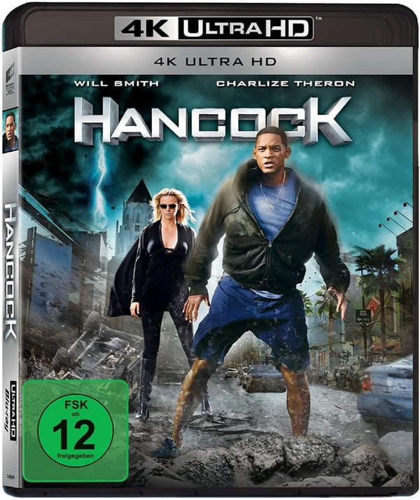Hancock 4K UHD HD Movie Film Will Smith R2 Brand New