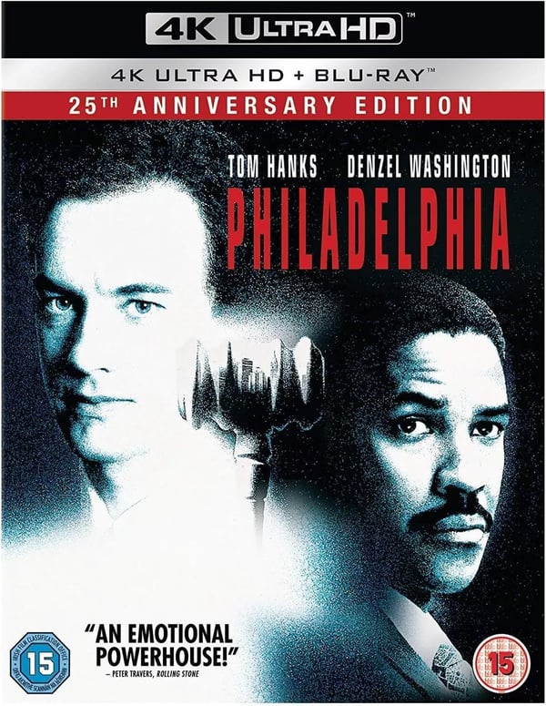 Denzel Washington Philadelphia 4K UHD UltraHigh Definition Movie Film Brand New