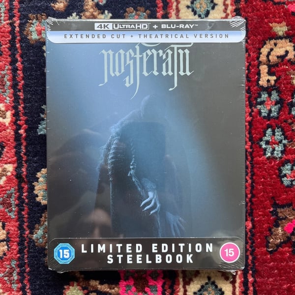 Nosferatu Limited Edition 4K UHD & BluRay Steelbook Brand New