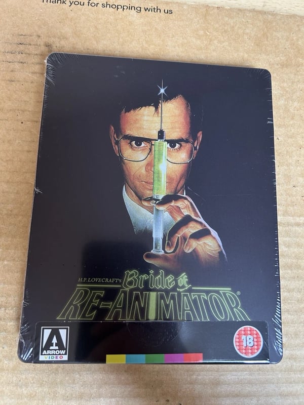 Bride of ReAnimator Arrow Blu Ray Steelbook Edition Read Desc Brand New