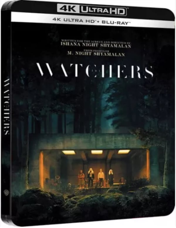 The Watchers : An Ishana Shyamalan Film (4K Ultra HD Blu Ray Steelbook) Watched Brand New