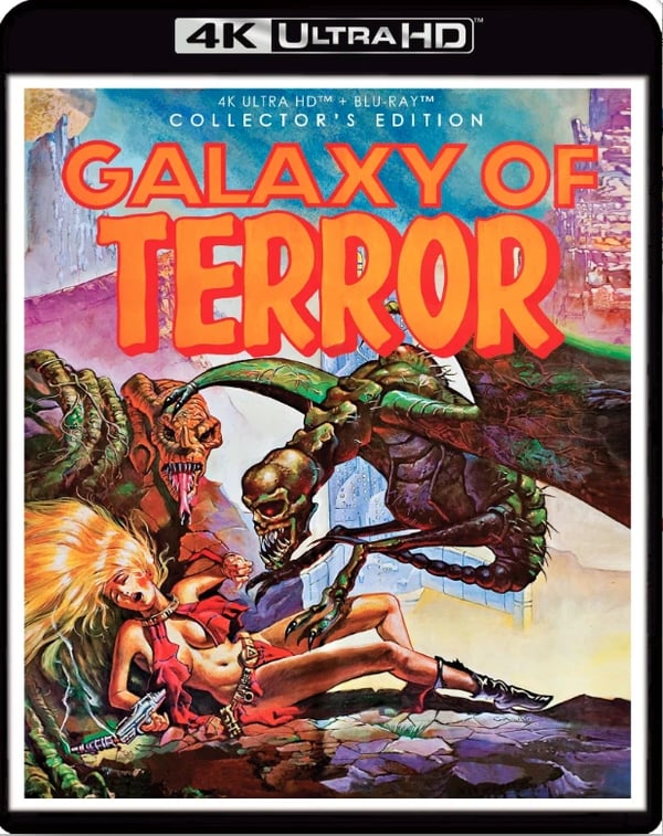 Galaxy of Terror Collector's Edition (Std. 4KUHD + Bluray) Brand New