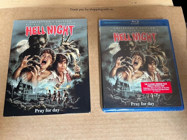 Hell Night Scream Factory Reg A Blu Ray With Slipcase Linda Blair Brand New