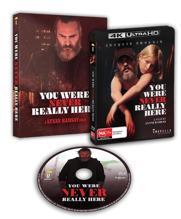You Were Never Really Here 4K UHD & Bluray with slipcover Umbrella Brand New
