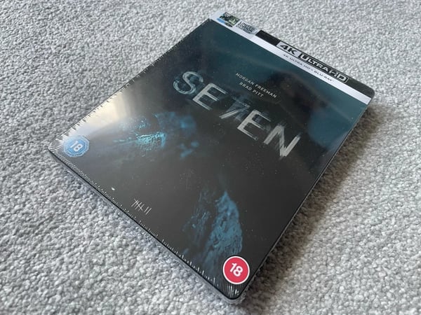 SE7EN SEVEN 4K ULTRA HD + BLURAY STEELBOOK Brand New