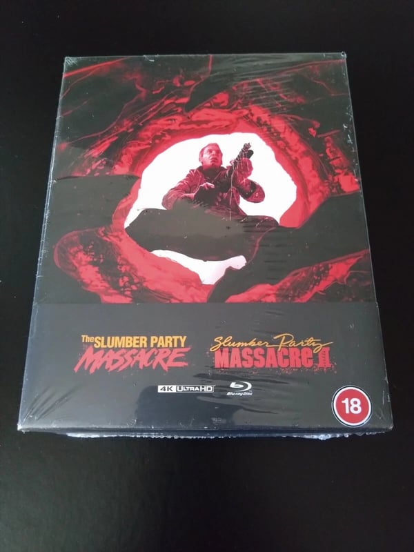 SLUMBER PARTY MASSACRE 1 & 2, 101 Films Limited Edition 4K UHD & Blu Ray Box Set Brand New