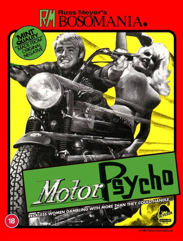 Motorpsycho (4K UHD Bluray) Steve Oliver Holle K. Winters Joseph Cellini Haji Brand New