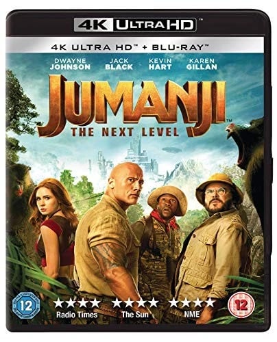 Jumanji The Next Level Bluray 11 Brand New