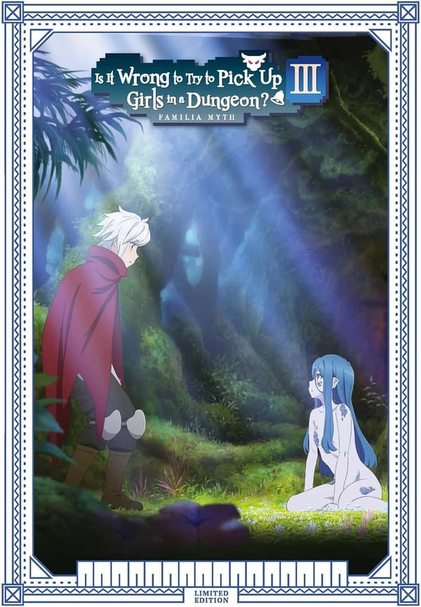 Is It Wrong To Pick Up Girls In A Dungeon S3 Collectors Edition [Bluray] Brand New