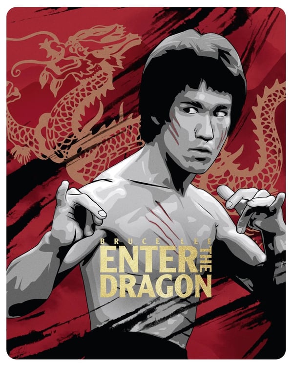Enter the Dragon Steelbook (4K UHD Bluray) Ahna Capri Bob Wall Bruce Lee Brand New