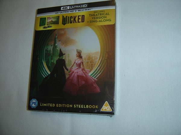 Wicked 4K Bluray Steelbook Brand New