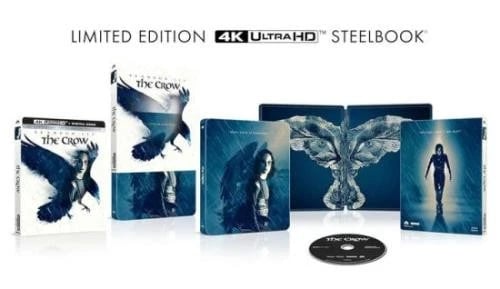 CROW (STEELBOOK) 4K UHD (Blu Ray) Region free Brand New