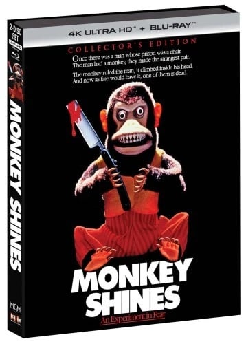 MONKEY SHINES 4K UHD (Blu Ray) Region free Brand New