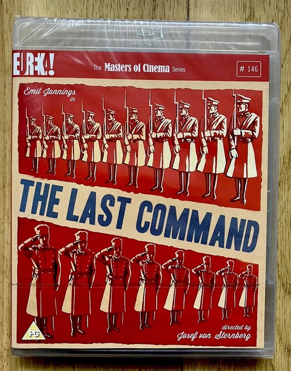 The Last Command Sternberg Dual Blu Ray / DVD Eureka Masters Cinema Brand New