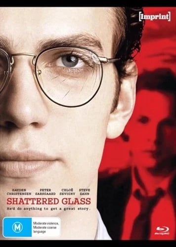 SHATTERED GLASS Region A Blu Ray,US Import Brand New
